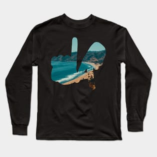 LA Hands, Beach v2 Long Sleeve T-Shirt